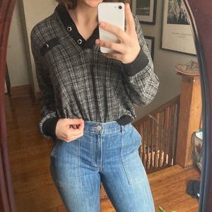 Black vintage pull over